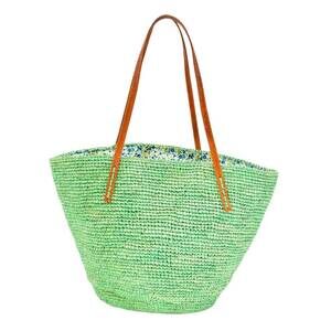 NEW SHEBOBO tika bucket crochet handbag in mint
